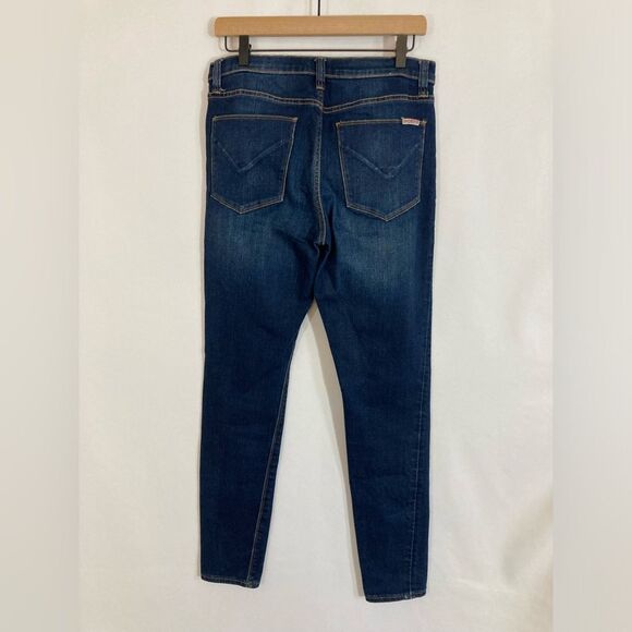 Hudson Jeans 29 Blair Blue Denim Super Skinny Mid Rise Stretch Preppy Casual - Picture 3 of 11